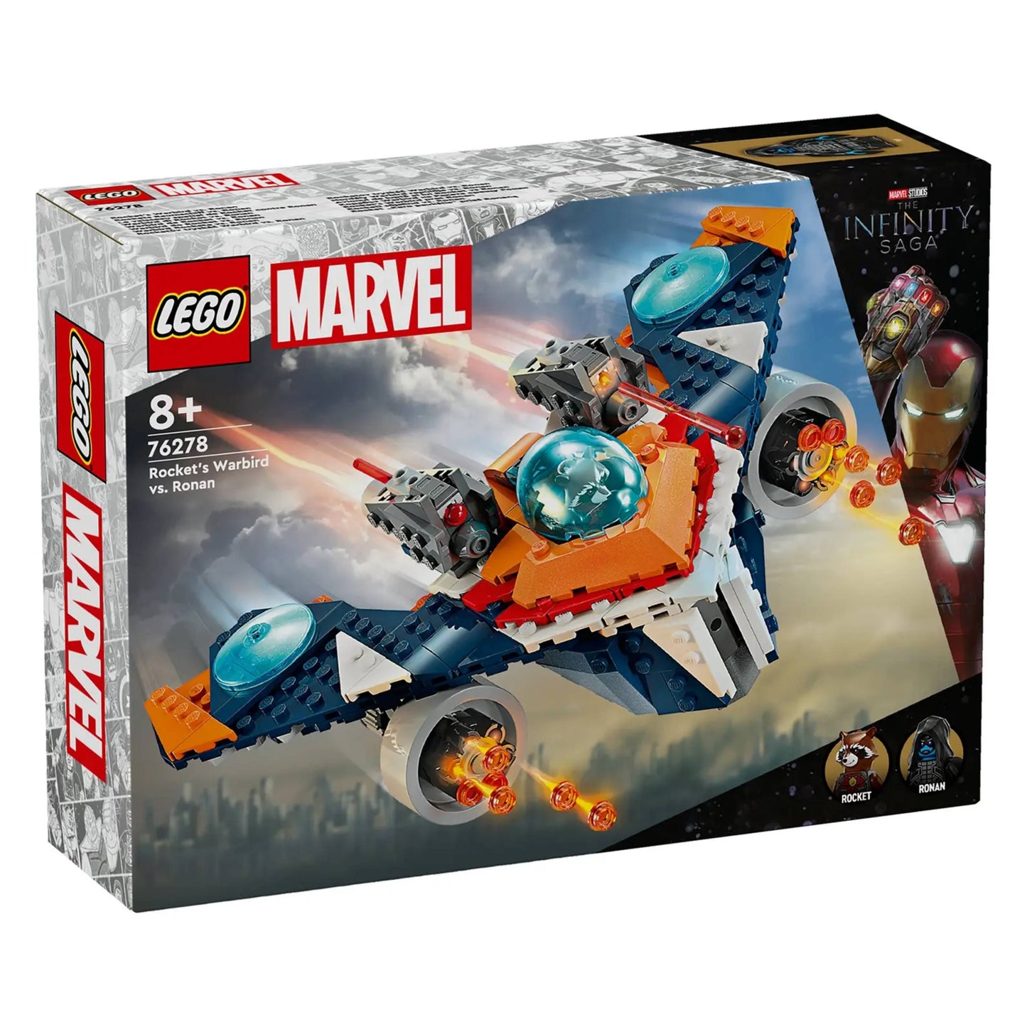 LEGO 76278 Marvel Rocket's Warbird vs. Ronan