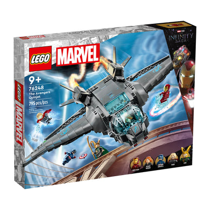 LEGO 76248 Marvel The Avengers Quinjet Damaged Box