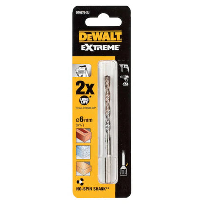 DeWalt EXTREME Masonry Drill Bit 6mm x 100mm