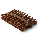 Maxifix 100PC 8mm Brown Plastic Wall Plugs