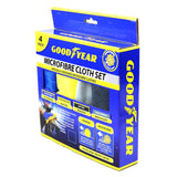 Goodyear 4PC Microfibre Cloth Set