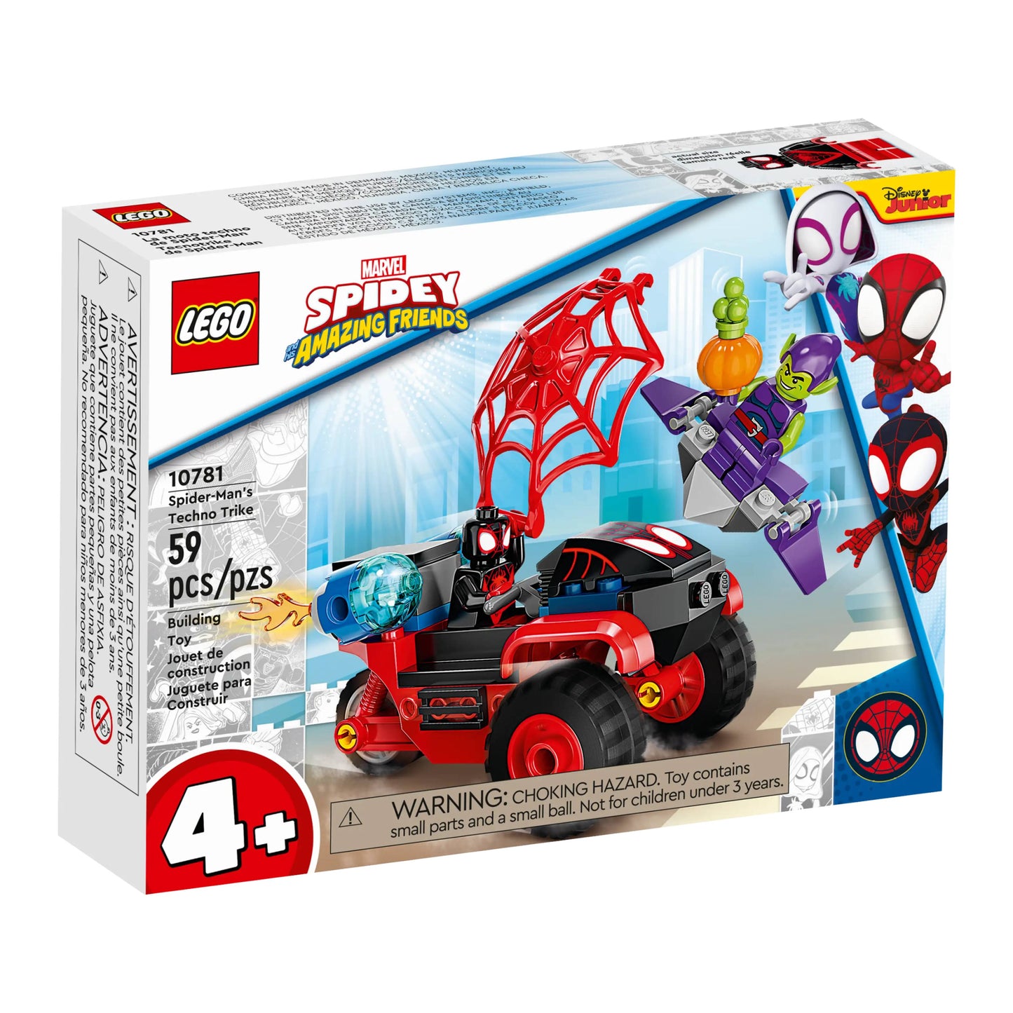 LEGO 10781 Marvel Miles Morales Spider-Man's Techno Trike