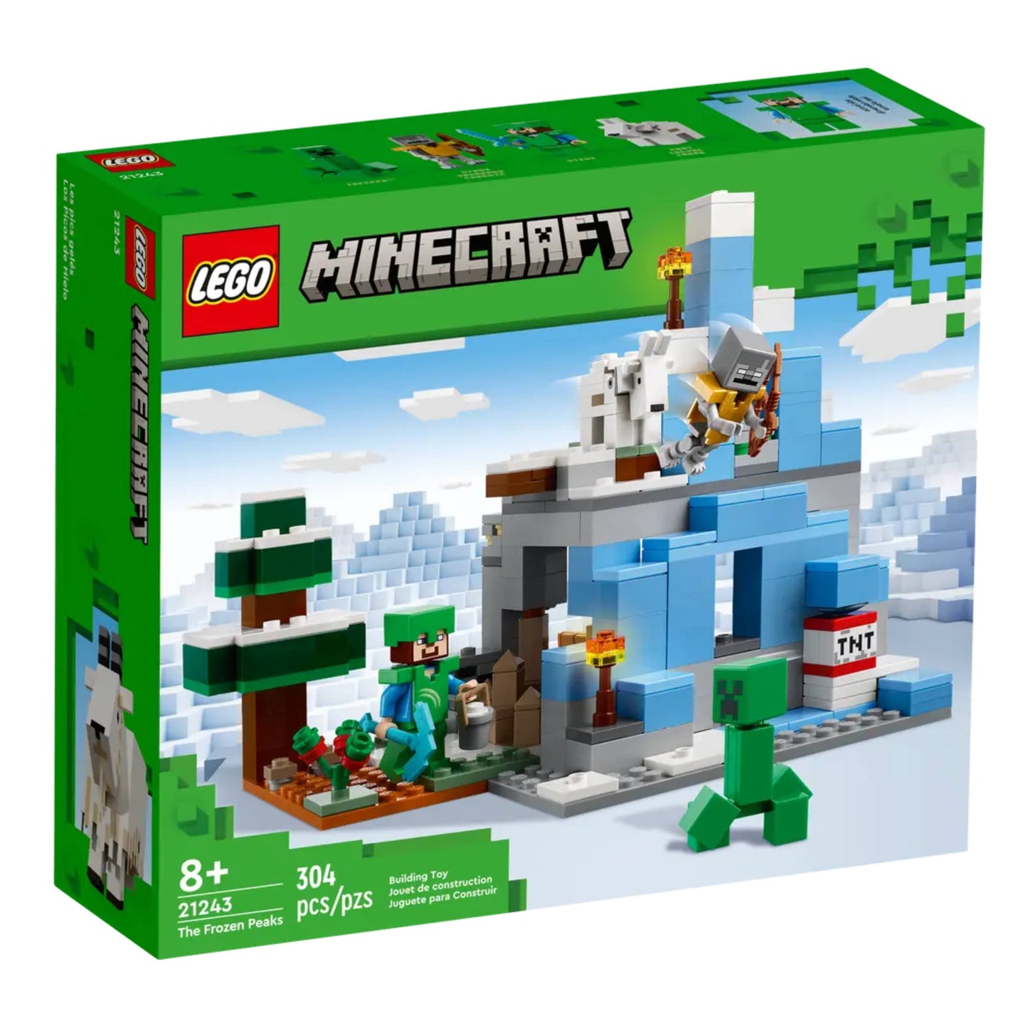 LEGO 21243 Minecraft The Frozen Peaks