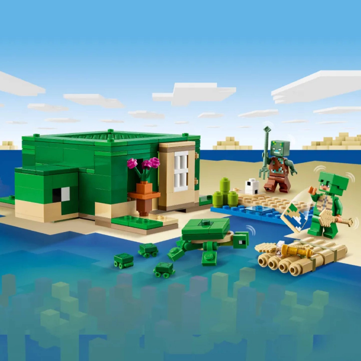 LEGO 21254 Minecraft The Turtle Beach