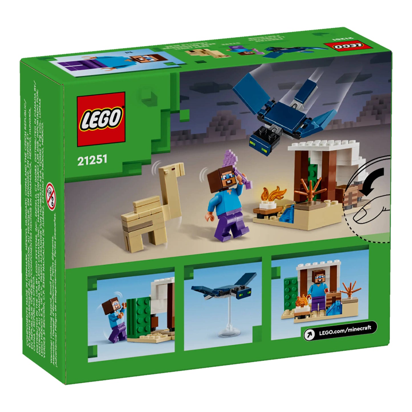 LEGO 21251 Minecraft Steve's Desert Expedition