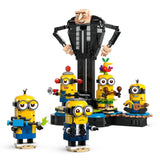 LEGO 75582 Despicable Me 4 Brick-Built Gru and Minions