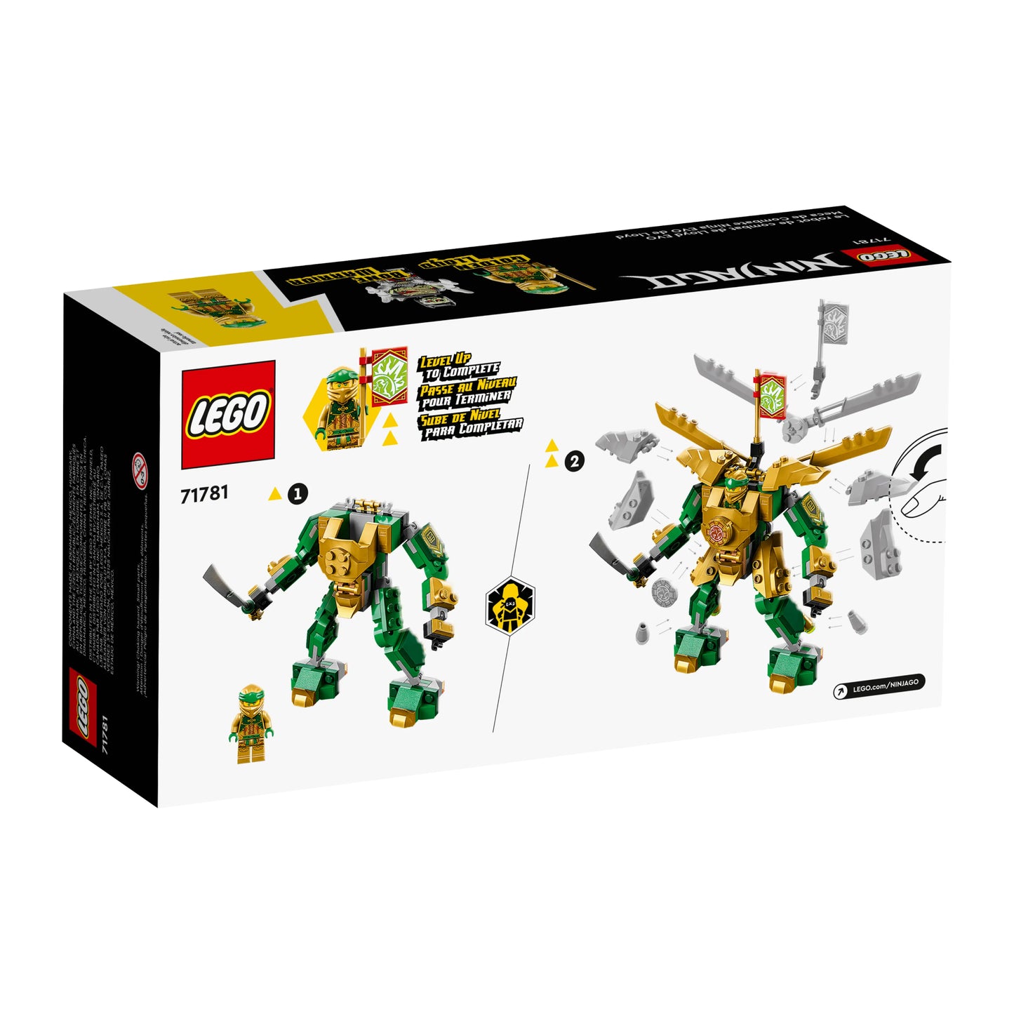 LEGO 71781 NINJAGO Lloyd's Mech Battle EVO