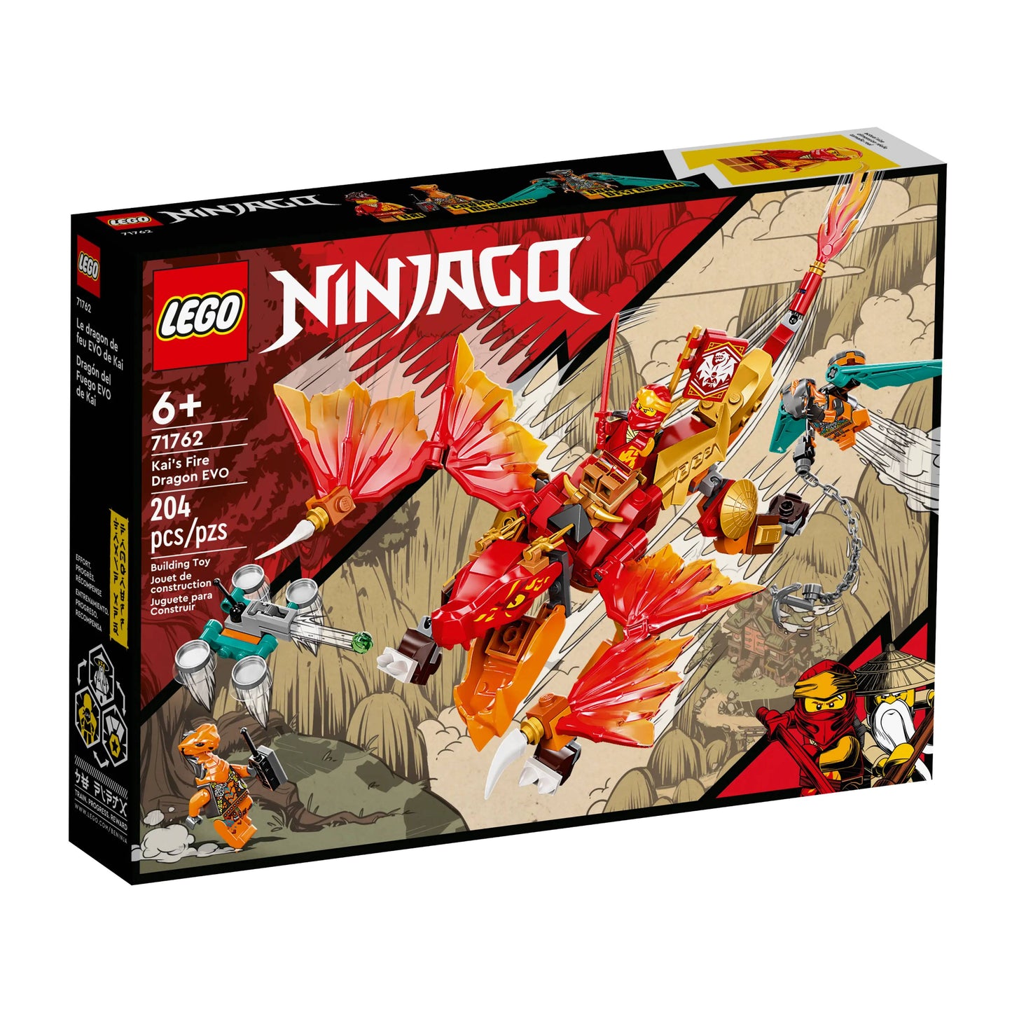 LEGO 71762 NINJAGO Kai's Fire Dragon EVO