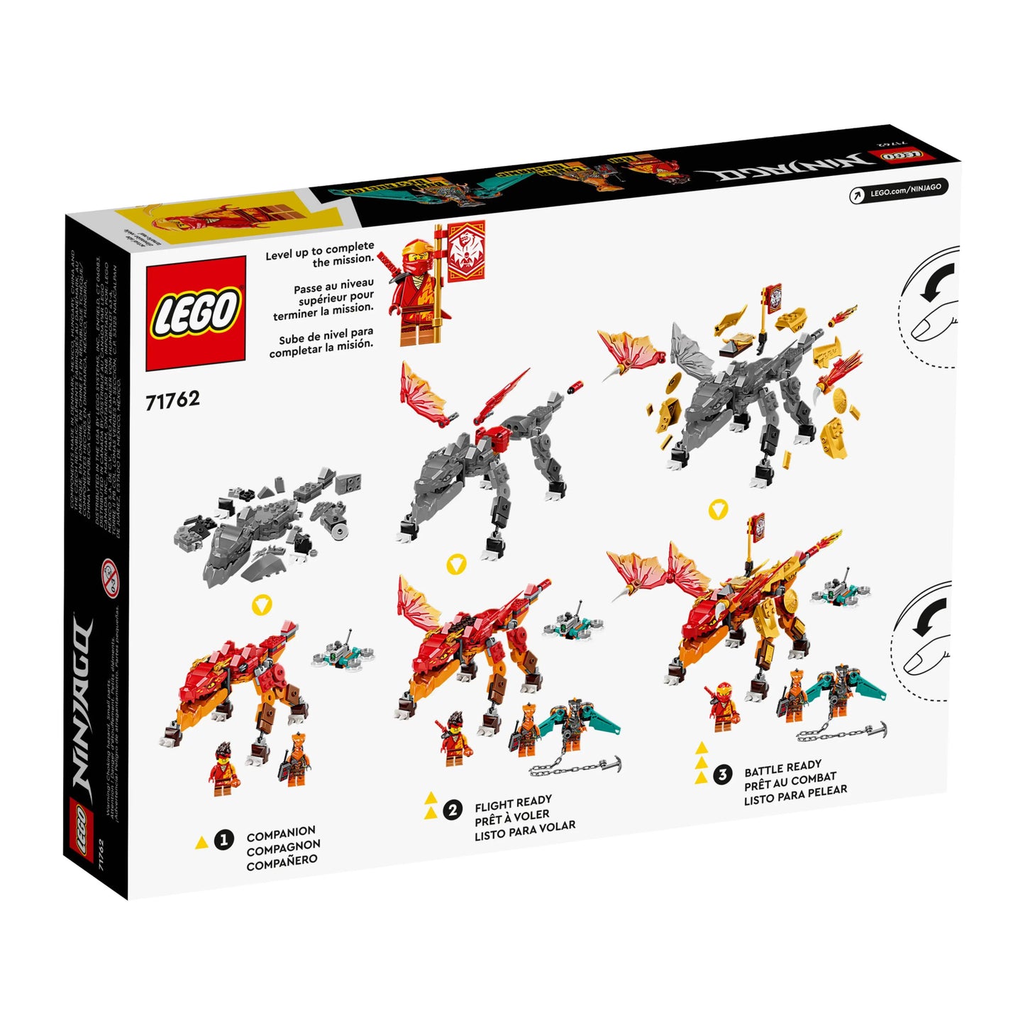 LEGO 71762 NINJAGO Kai's Fire Dragon EVO