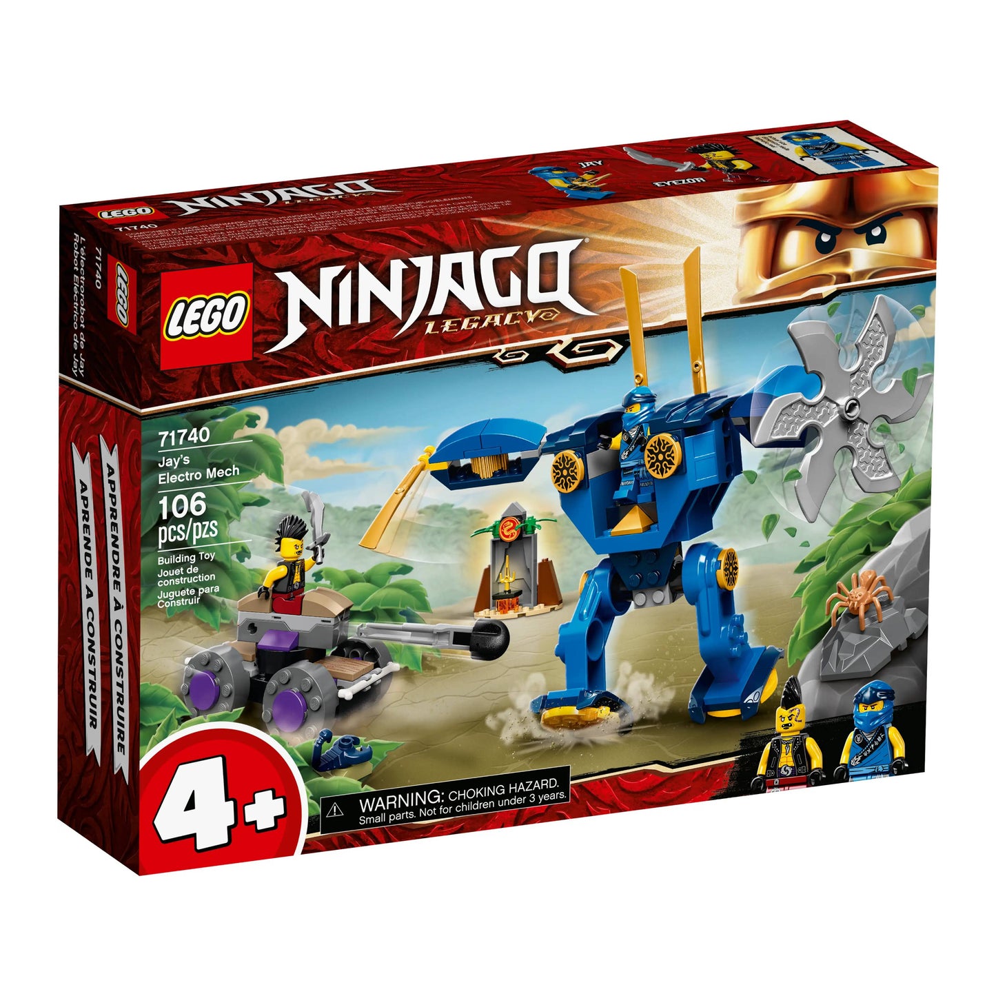 LEGO 71740 NINJAGO Legacy Jay's Electro Mech