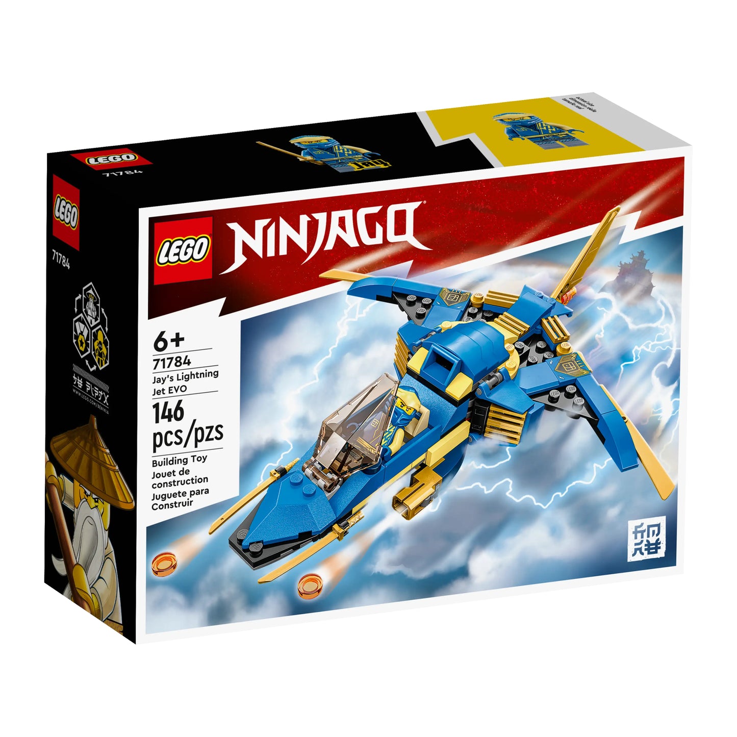 LEGO 71784 NINJAGO Jay’s Lightning Jet EVO