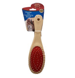 Pride & Groom Double Sided Dog/Cat/Pet Grooming Brush for Thick Coats