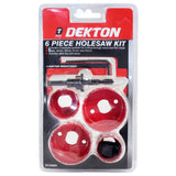 DEKTON 6PC Holesaw Kit