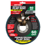 DEKTON Premium Zirconia Flap Disc - 60 Grit