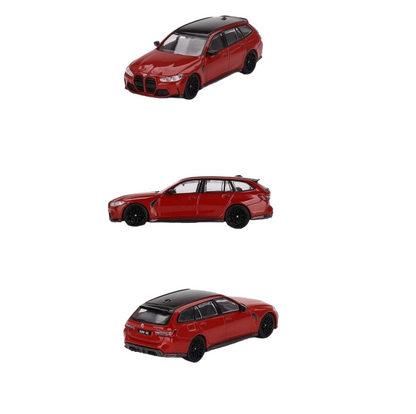 Mini GT BMW M3 Competition Touring Toronto Red Metallic 1:64 Model