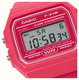 Casio Vintage F-91W  Digital Dial Pink Resin