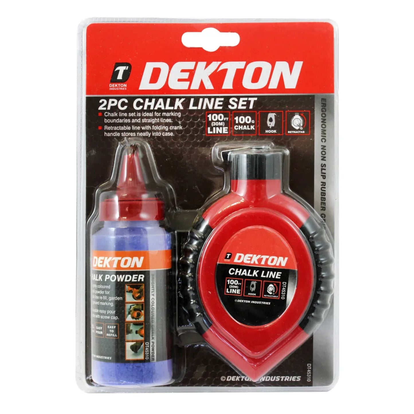 DEKTON 2PC Chalk Line Set