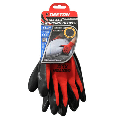 DEKTON Size 10/XL Ultra Grip Nitrile Coated Working Gloves