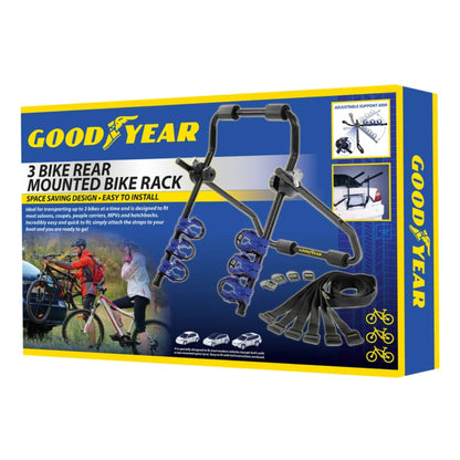 Goodyear Three-Bike Rear Mounted Bike Rack