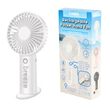 Breeze Rechargeable Handheld Pocket Fan