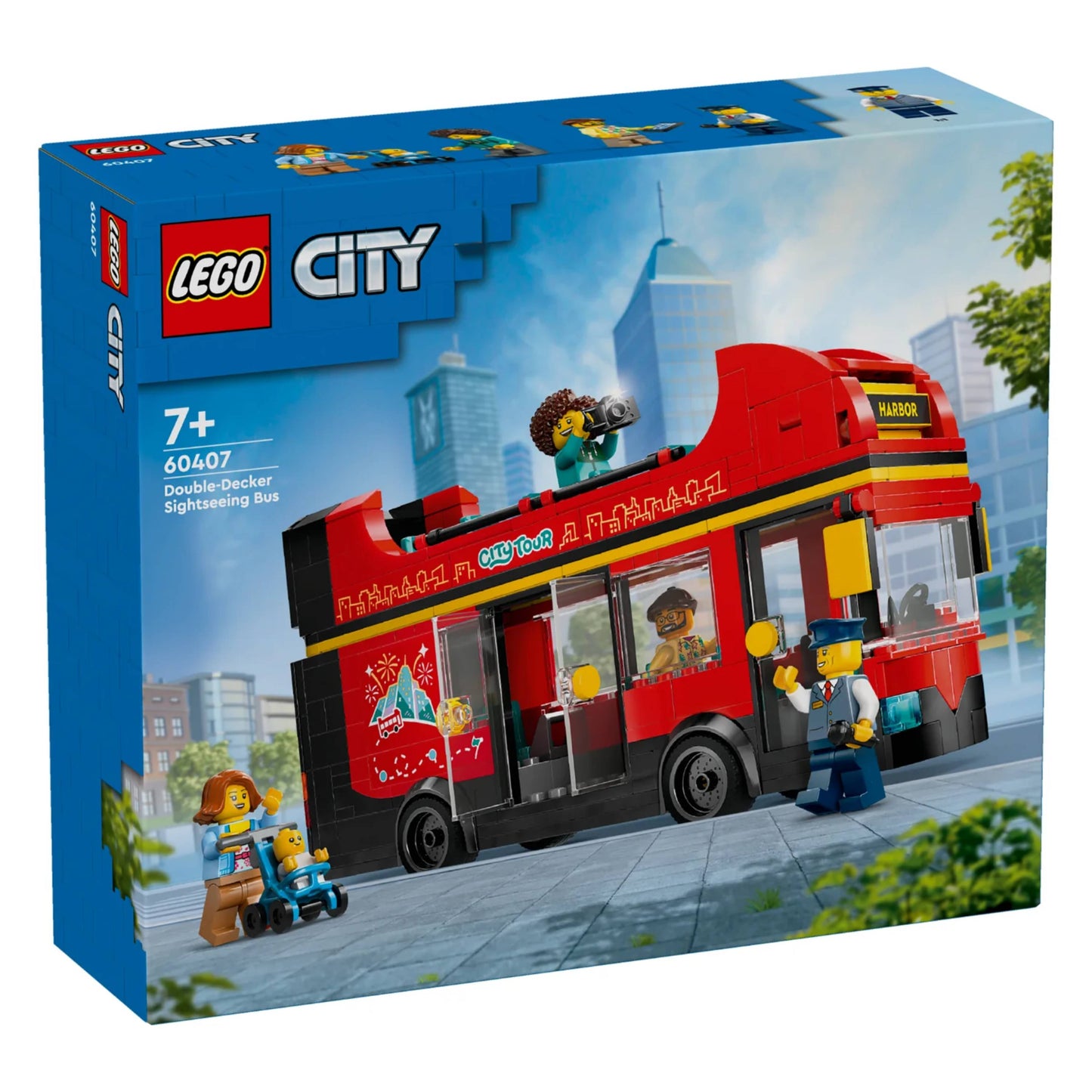 LEGO 60407 City Red Double-Decker Sightseeing Bus