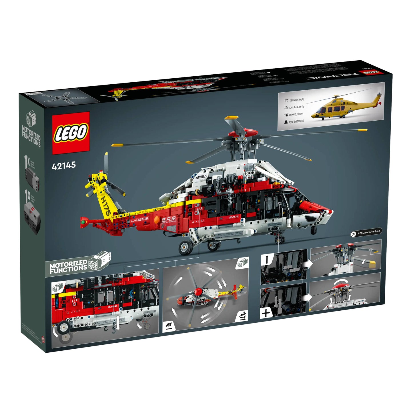 LEGO 42145 Technic Airbus H175 Rescue Helicopter