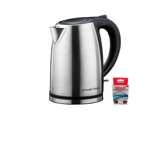 Russell Hobbs 2400W 1.7L Stainless Steel Kettle with Home Hub Descaler