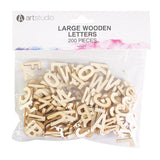 Art Studio 200 Piece Large Wooden Letters