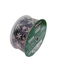 Kirkland 45.7m Wire Edged Ribbon – Snowflake Themed