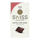 M&S Swiss Extra Fine Dark Chocolate 125g