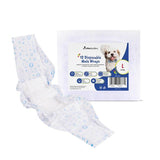 All Pet Solutions Disposable Male Dog Wraps Large - 12 Pack