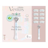 Gillette Venus Razor for Pubic Hair and Skin + 8 Blades