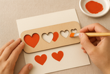 Wooden Heart Stencil