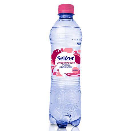 Seltzer Cranberry Raspberry Sparkling Water 500ml