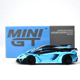Mini GT 1:64 LB Silhouette Works Lamborghini Aventador Blue
