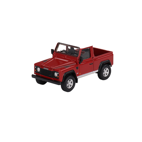 Mini GT Land Rover Defender 90 Pickup Masai Red 1:64 Model