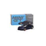 Mini GT Porsche Taycan Turbo S Gentian Blue Meta 1:64 Model