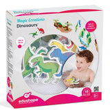 Edushape Bath Time Creations Wet & Stick Set: Dinosaurs - 13 Pieces