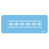 Jem Stencil - Daisy and Dots Border - 102 x 22mm / 4 x 1
