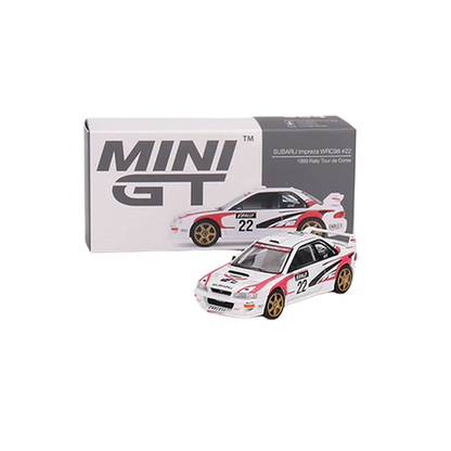 Mini GT - Subaru Impreza WRC98 1999 Rally Tour 1:64 Model