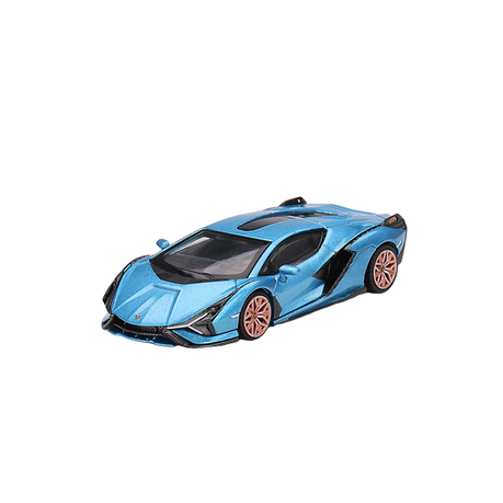 Mini GT Lamborghini Sián FKP 37 Blu Aegir 1:64 Model