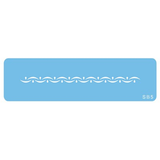 Jem Stencil - Over and Under Border - 126 x 6mm / 5 x 2.3