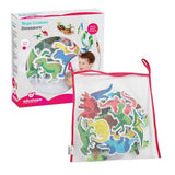 Edushape Bath Time Creations Wet & Stick Set: Dinosaurs - 13 Pieces