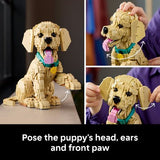 LEGO® Icons Golden Retriever Puppy - Animal Figure 11384