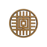 Wooden Grid Pattern Coasters