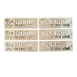 Wooden Be Kind To Your Mind Bookmark Stencil