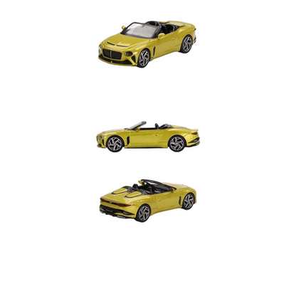 Mini GT Bentley Mulliner Bacalar Yellow Flame 1:64 Model