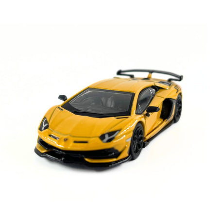 Lamborghini Aventador SVJ Yellow 1:64 Mini Gt