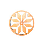 Wooden Mandala Design Coasters