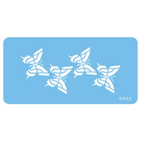 Jem Stencil - Butterflies Four - 125 x 58mm / 5 x 2.3
